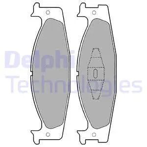 Brake Pad Set, disc brake (LP1170)