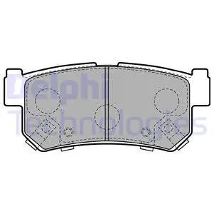 Brake Pad Set, disc brake (LP2127)