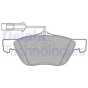 Brake Pad Set, disc brake (LP1686)