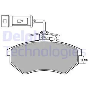 Brake Pad Set, disc brake (LP901)