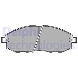 Brake Pad Set, disc brake (LP1434)