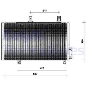 Condenser, air conditioning (TSP0225001)