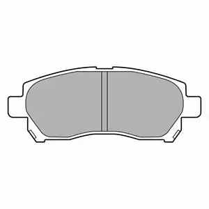 Brake Pad Set, disc brake (LP3257)