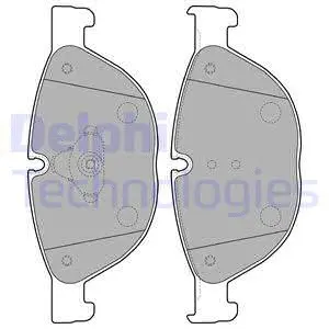 Brake Pad Set, disc brake (LP2189)