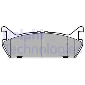Brake Pad Set, disc brake (LP931)