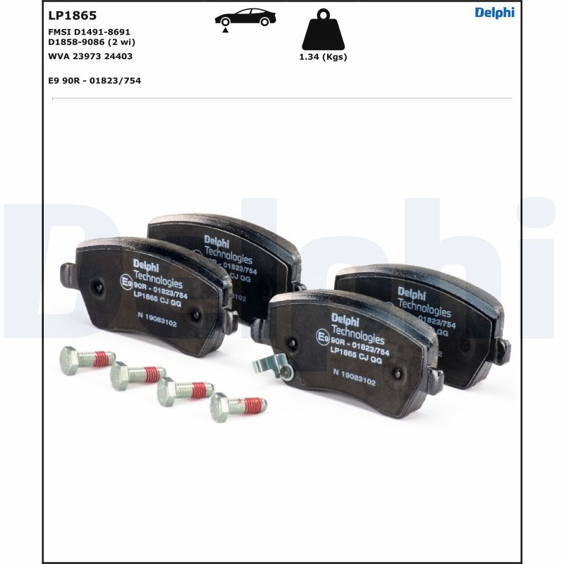 Brake Pad Set, disc brake