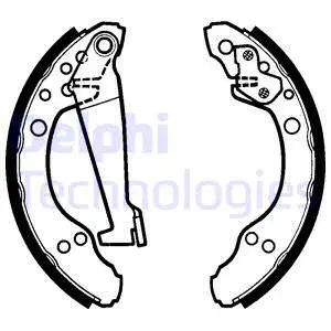 Brake Shoe Set (LS1277)
