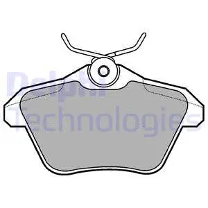 Brake Pad Set, disc brake (LP1018)