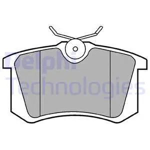 Brake Pad Set, disc brake (LP571)
