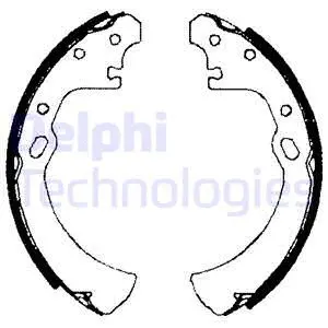 Brake Shoe Set (LS1708)