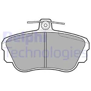 Brake Pad Set, disc brake (LP639)