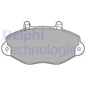 Brake Pad Set, disc brake (LP1418)