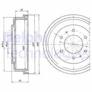 Brake Drum (BF355)