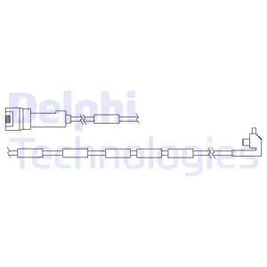 Warning Contact, brake pad wear (LZ0107)