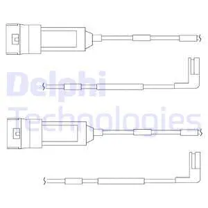Warning Contact, brake pad wear (LZ0113)