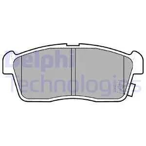 Brake Pad Set, disc brake (LP2219)