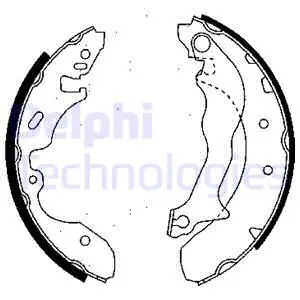 Brake Shoe Set (LS1684)