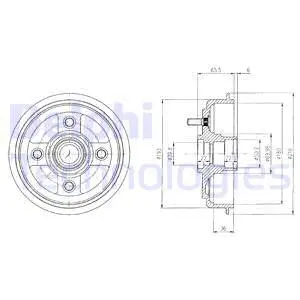 Brake Drum (BF434)