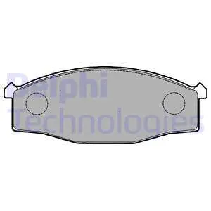 Brake Pad Set, disc brake (LP1146)
