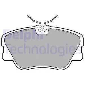 Brake Pad Set, disc brake (LP499)