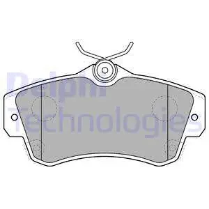 Brake Pad Set, disc brake (LP1522)
