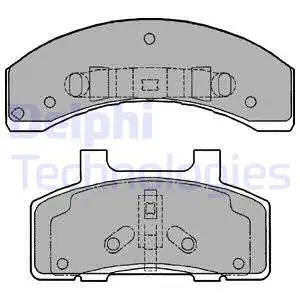 Brake Pad Set, disc brake (LP1216)