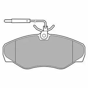Brake Pad Set, disc brake (LP3624)