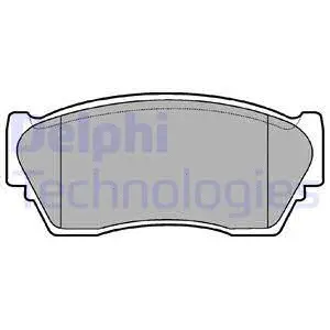 Brake Pad Set, disc brake (LP804)