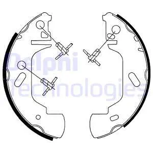 Brake Shoe Set (LS1701)