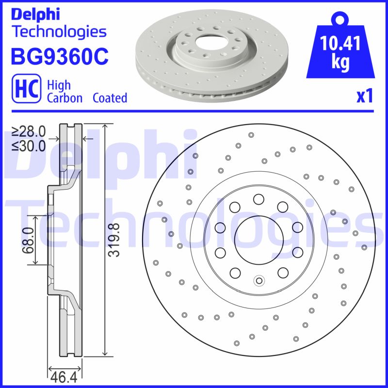 Brake Disc (BG9360C)