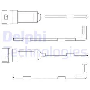 Warning Contact, brake pad wear (LZ0114)