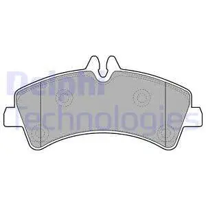 Brake Pad Set, disc brake (LP1984)