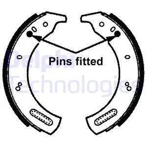 Brake Shoe Set (LS1146)