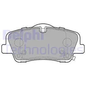 Brake Pad Set, disc brake (LP3295)