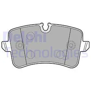 Brake Pad Set, disc brake (LP2249)