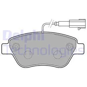 Brake Pad Set, disc brake (LP2230)