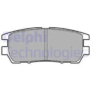 Brake Pad Set, disc brake (LP954)