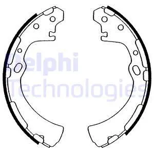 Brake Shoe Set (LS1553)