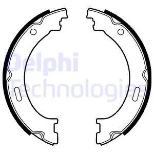Brake Shoe Set, parking brake (LS2041)