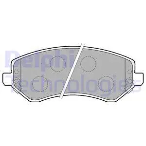 Brake Pad Set, disc brake (LP1773)