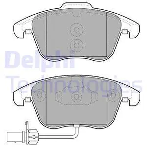 Brake Pad Set, disc brake (LP2107)