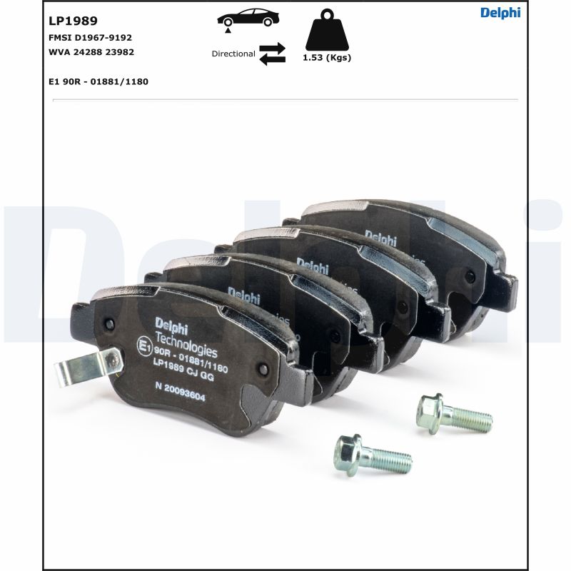 Brake Pad Set, disc brake