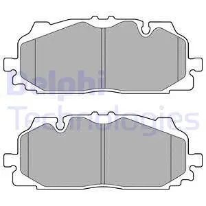 Brake Pad Set, disc brake (LP3272)