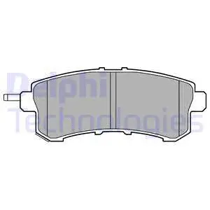 Brake Pad Set, disc brake (LP2447)