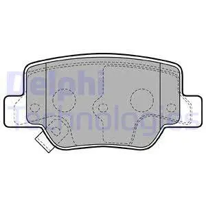 Brake Pad Set, disc brake (LP2193)