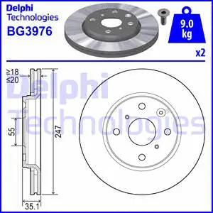 Brake Disc (BG3976)