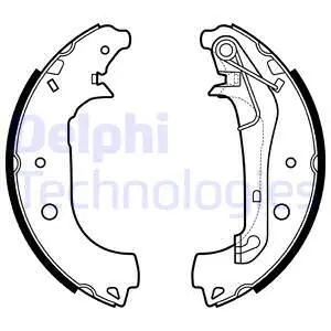 Brake Shoe Set (LS2157)