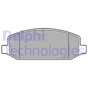 Brake Pad Set, disc brake (LP3442)