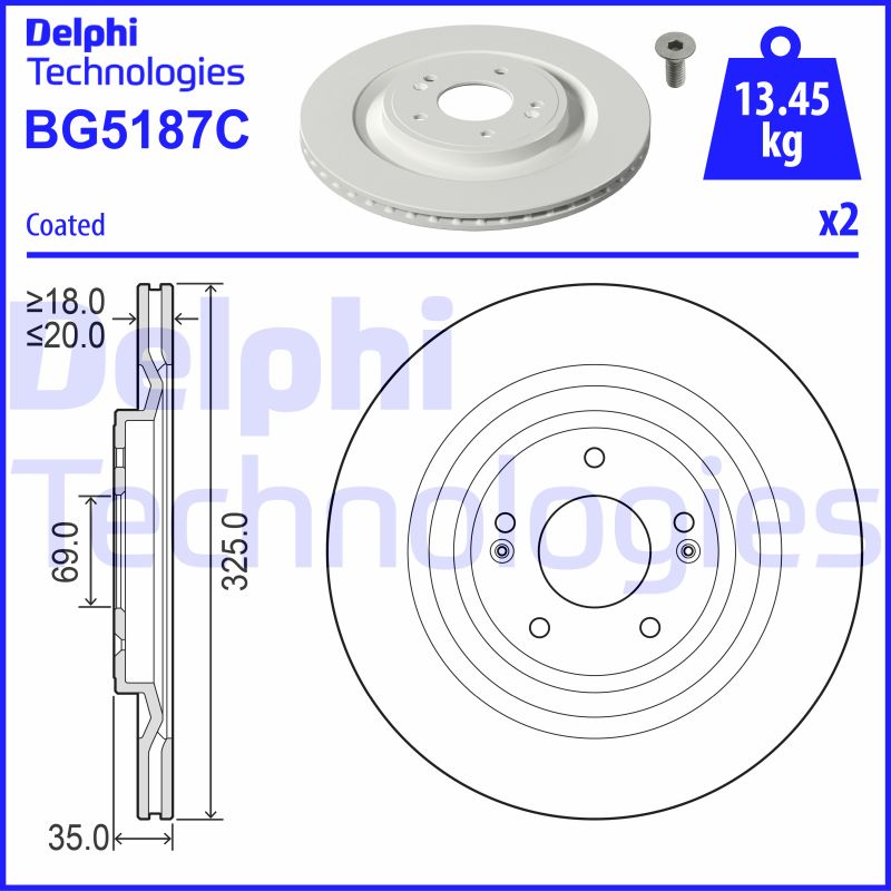 Brake Disc (BG5187C)