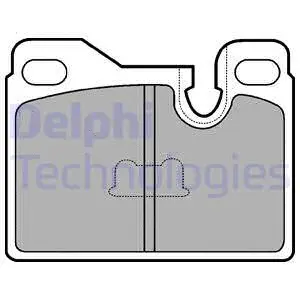 Brake Pad Set, disc brake (LP486)